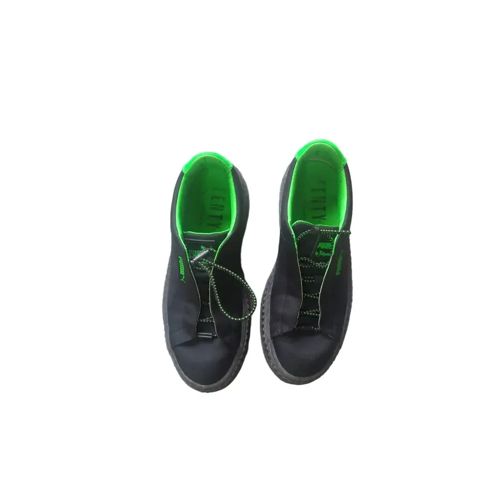 Rihanna Fenty Puma green and black cleated Creeper Surf size 8.5 - Picture 2 of 11